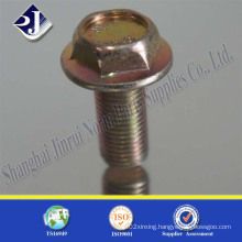 High Grade Made in China Zinc Plated Flange Bolt